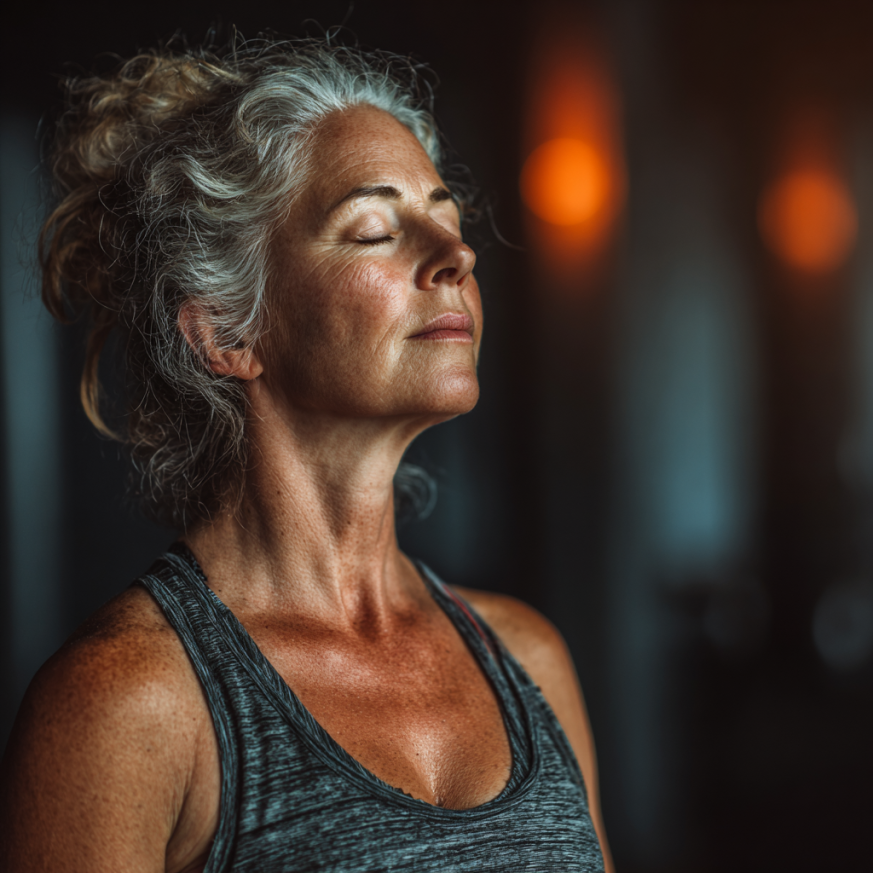 Sesión de yoga suave para principiantes